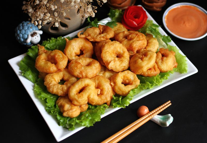 Món mực chiên xù hấp dẫn