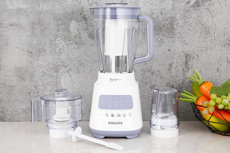 Máy xay đa năng Philips có 3 cối xay với chức năng khác nhau