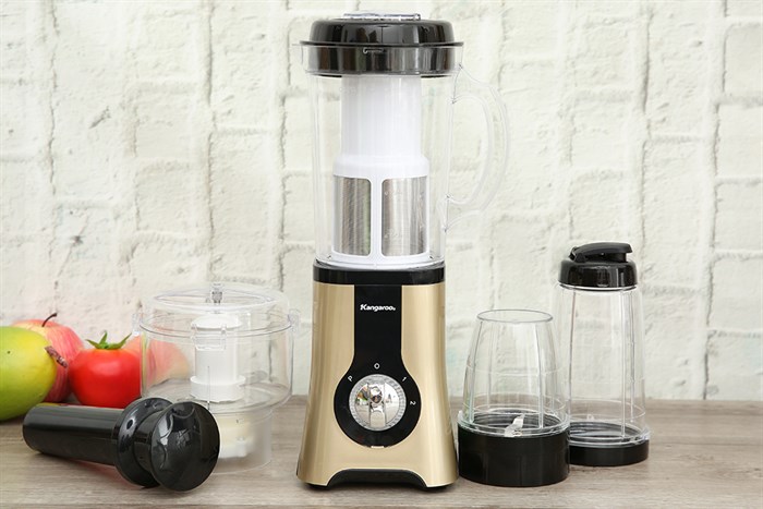 Máy xay 4 cối đa năng Kangaroo KG4B3 sở hữu thiết kế nhỏ gọn