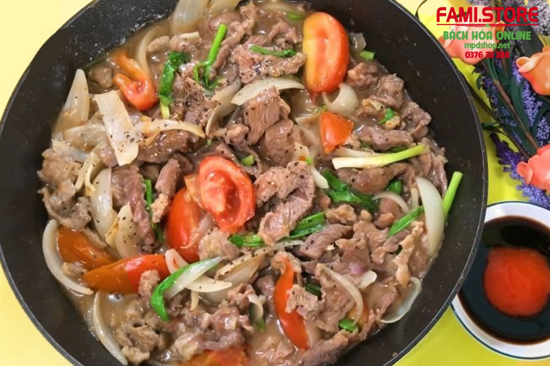 Món bò xào chua ngọt