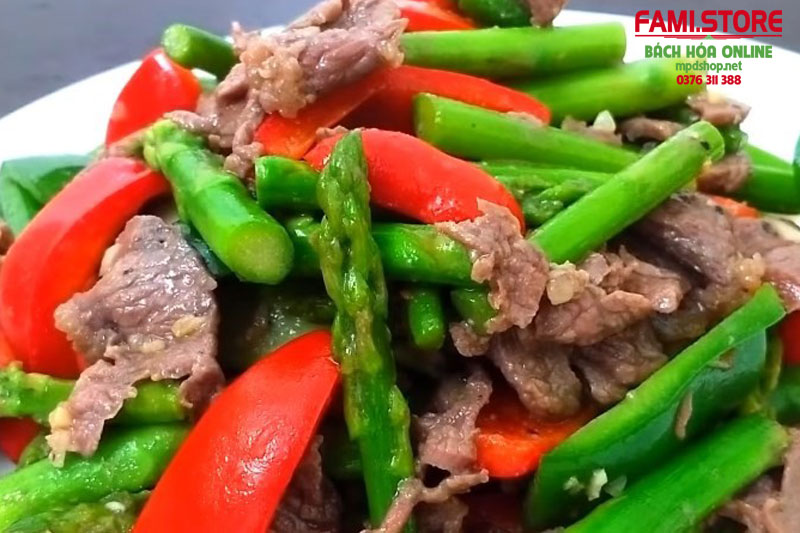 thịt Bò xào măng tây