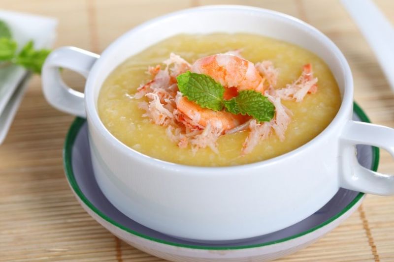 Cháo hải sản mang hương vị đậm đà của biển
