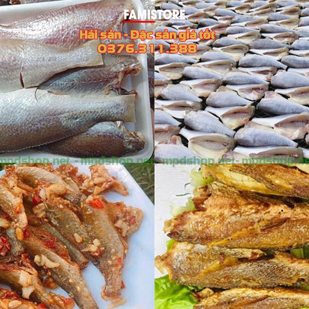 Món ngon từ khô cá đù 1 nắng